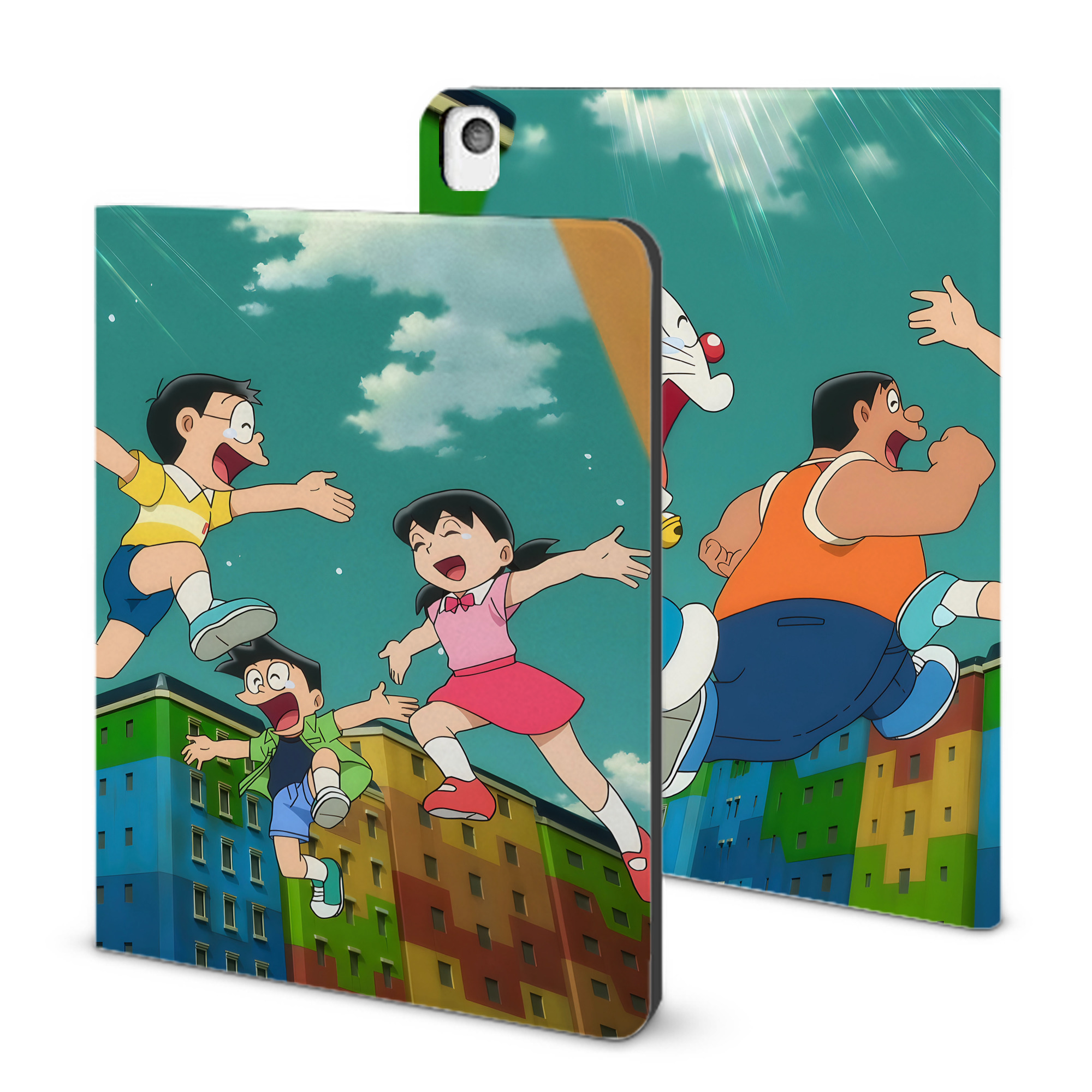 （画像用） ドラえもん Doraemon IPadケース ペンホルダー付き ブックスタイルデザイン